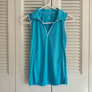 slazenger sleeveless golf polo